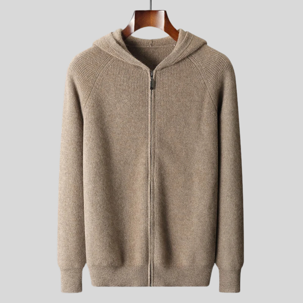 STAN - Cashmere Merino Wool Zip-Up